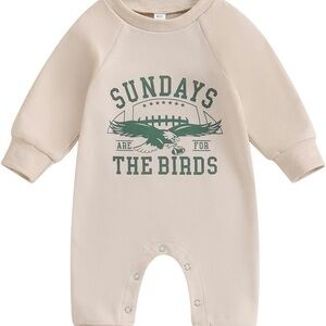 Sunday Are For The Birds Infant Football Romper
